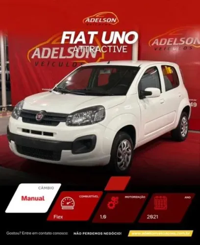 Fiat Uno Attractive 1.0 EVO Fire Flex 8V 5P 2021