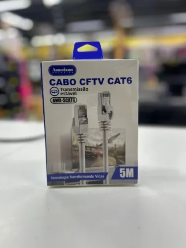 Cabo de Rede 5 metros CAT6 - Entrega Grátis