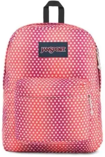 Mochila JanSport SuperBreak  Rosa Nova sem uso- Ombre Dot Dot
