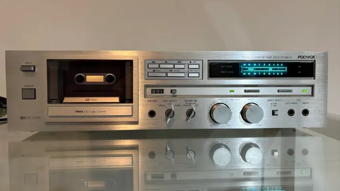 Tape deck Polyvox CP950D (raro estado, revisado)