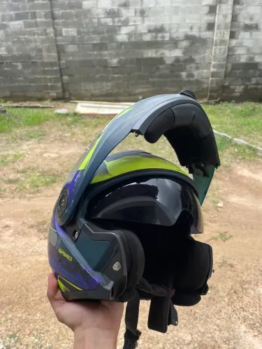 CAPACETE NORISK | FF345 ROUTE & ACEITO TROCA 