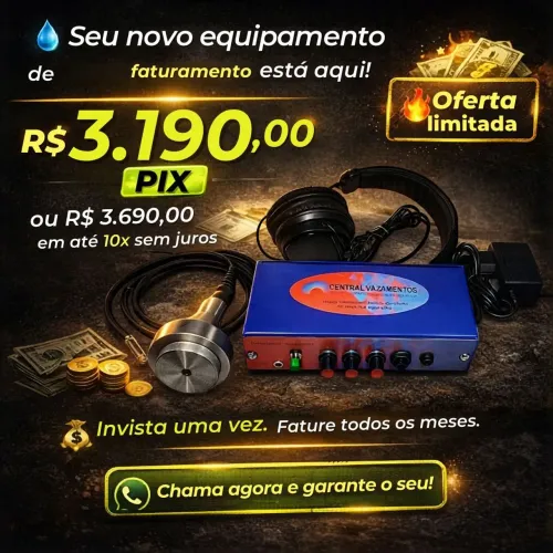Geofone eletrônico 