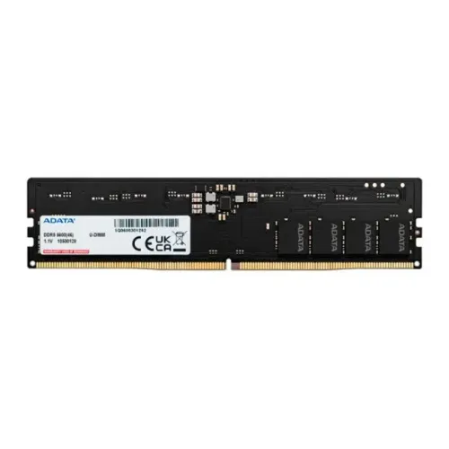 Memória Desktop Ddr5 08Gb/5600 Mhz Adata, Cl 46, 1.1V, Ad5U56008G-S, Preta