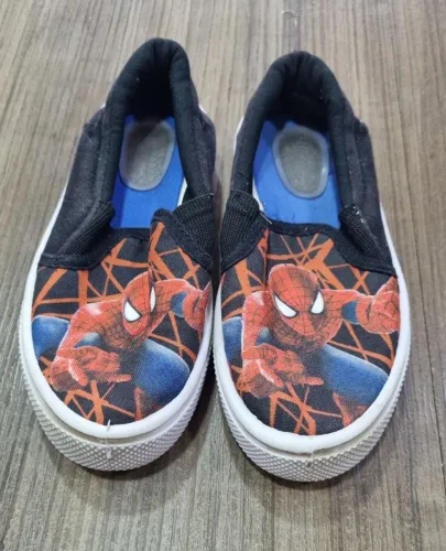 Tênis Slip Homem Aranha tamanho 25