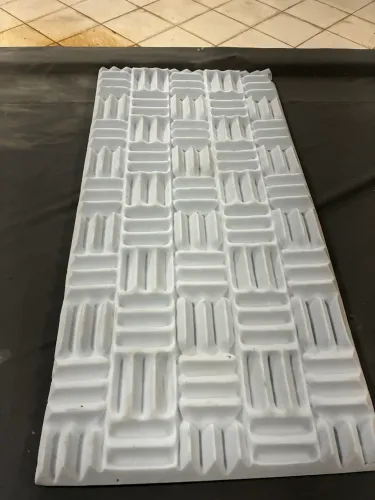 Placa Acústica Sonex Illtec Perfilada 1250x625mm - Nova / Sem Uso