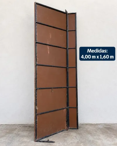 Toldo de Cobertura 4m x 1,60m com Estrutura Metálica