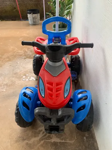 Moto Infantil com Andador + Pedal
