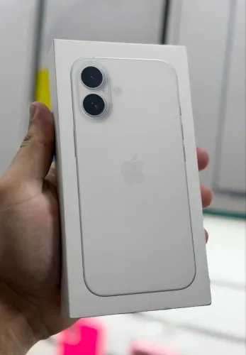 Iphone 16 128gb anatel novo lacrado LOJA FÍSICA 1 ano de garantia Apple ( branco 128 )
