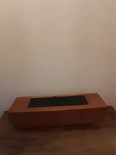 LAREIRA RÚSTICA DE CHÃO. NOVA. MADEIRA DEMOLIÇÃO. PEROBA. R$450,00.