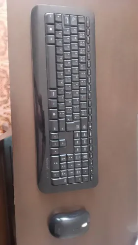 Kit teclado mouse wireless Microsoft desktop 800