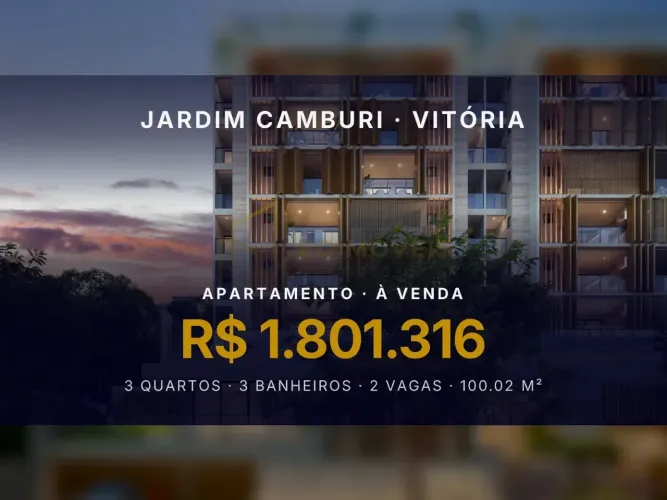 Apartamento de alto padrão em Jardim Camburi: 3 suítes plenas no Serena by Mivita