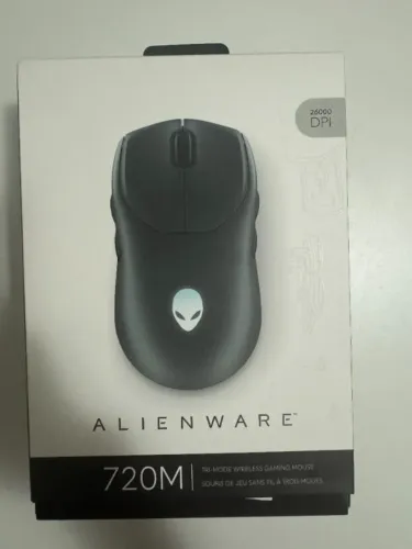 Mouse Gamer Sem Fio Dell Alienware Aw720m 26000 Dpi