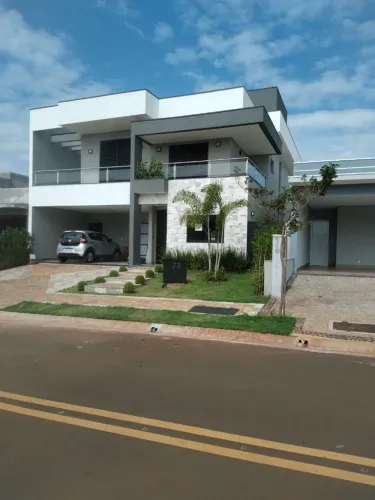 Casa à venda em Paulínia, Condomínio Royal Garden, com 3 suítes, com 242 m², Condomínio Ro