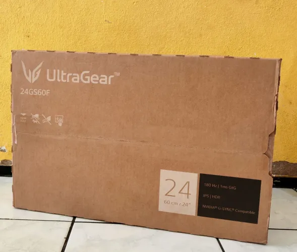 Monitor LG ultragear 180hz 24 polegadas lacrado