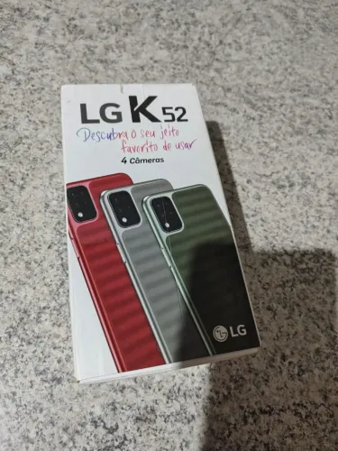 Smartphone LG k52 <br>64 giga <br>3 ram <br>Tela 6.8<br>Biometria <br>Tudo ok.<br>Sem carregador <br>250
