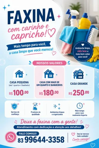 Faxinas em geral 