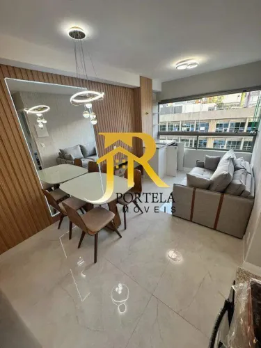 LOCAÇÃO: LINDO APTO NOVO MOBILIADO COM 2 SUITES E AR CONDICIONADO EM COND. COM LAZER COMPL
