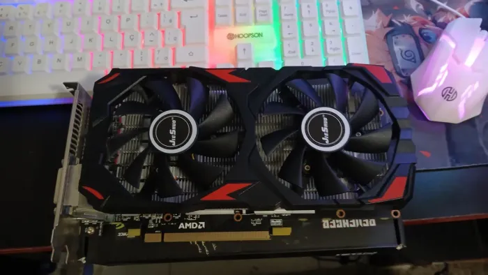 Placa de video RX580 (com defeito)