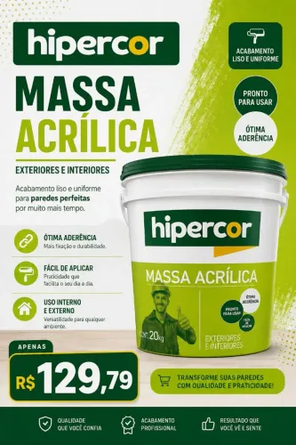 Massa acrílica 20kg 
