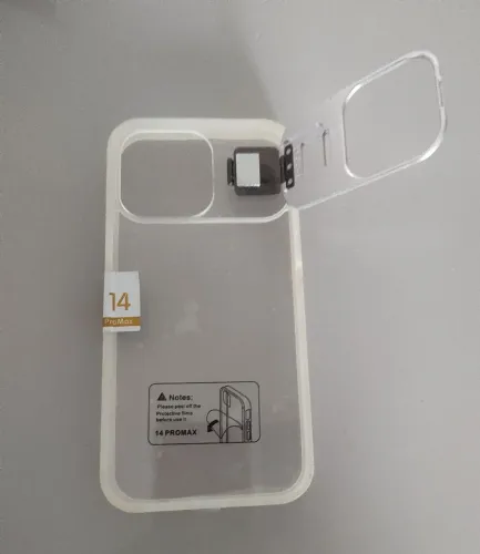capinha transparente para iPhone 14 Pro Max (6,7"), com proteção elevada para as câmeras