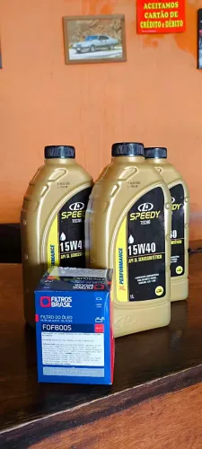Kit troca de óleo motor Fire (óleo é filtro de óleo)