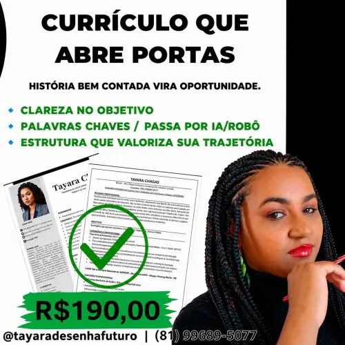 CURRÍCULO E CARREIRA NO GERAL