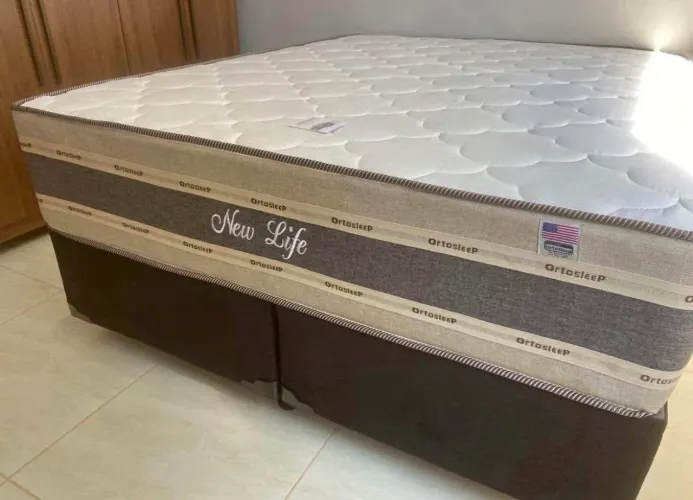 Cama box molas ensacadas king novos embalados