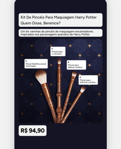 Pincéis de maquiagem