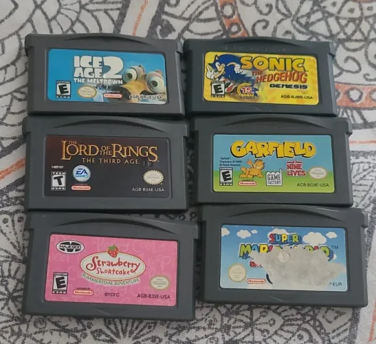JOGOS PARA NINTENDO GAMEBOY - 6 ITENS - 100% ORIGINAIS.