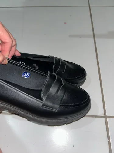 sapato feminino escola militar com salto