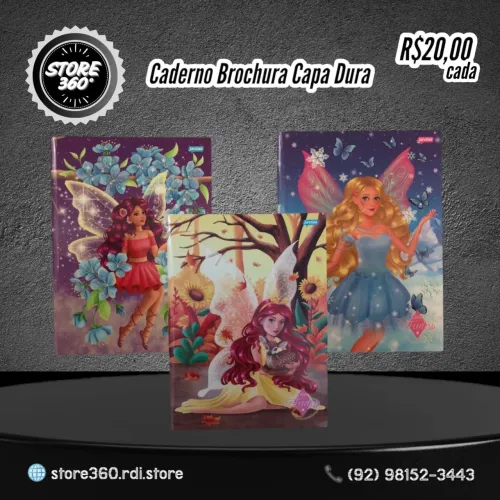 Caderno Brochura Capa Dura