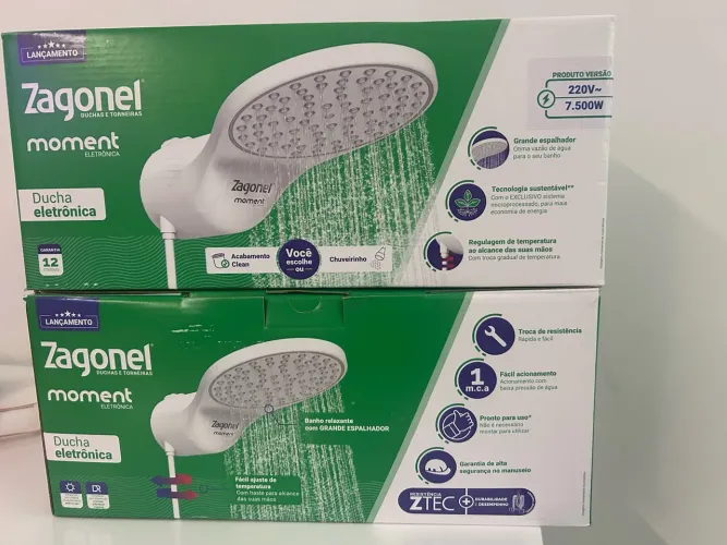 Duchas eletrônicas NOVAS- Zagonel
