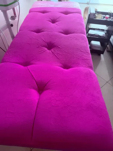Maca reta cor rosa contato *