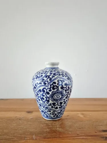 Vaso em Cerâmica Tailandês Feito a Mão