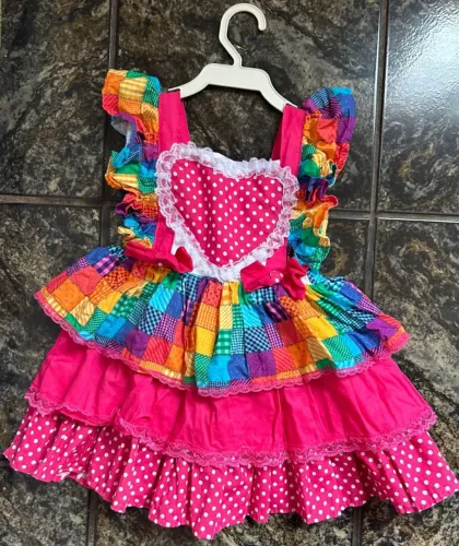 Vestido festa junina!