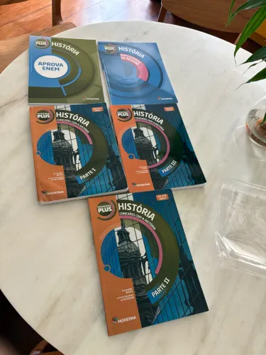 Coleção Moderna Plus História - Partes I, II, III + Revisão + Aprova ENEM
