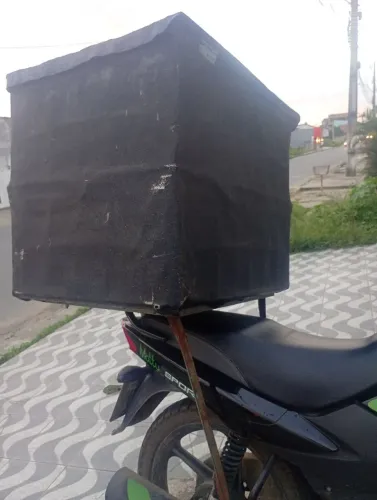 baú de fibra para moto 
