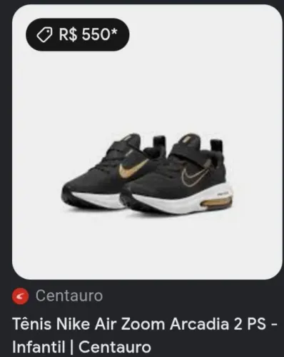 Nike acardia original Tam.32 (NOVO)