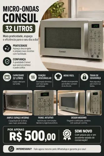 MICROONDAS CÔNSUL NOVO