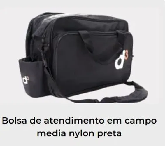 Bolsa de atendimento em campo de nylon média 