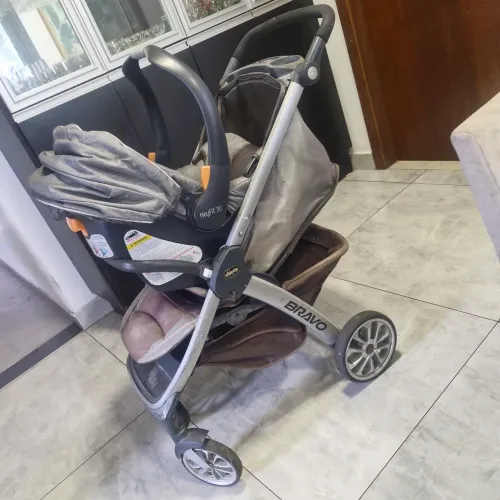Carrinho, Bebê Conforto KeyFit 30 + Base Carro CHICCO