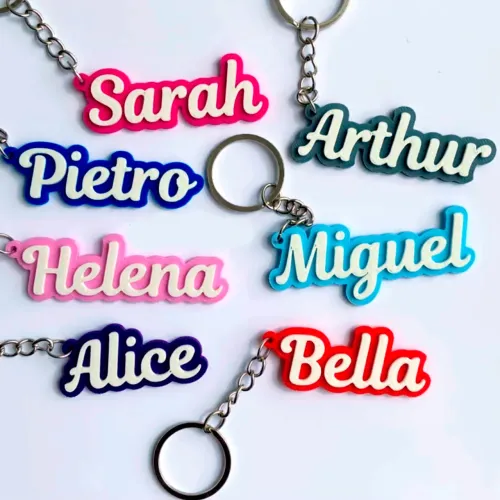 Chaveiros personalizado com o nome