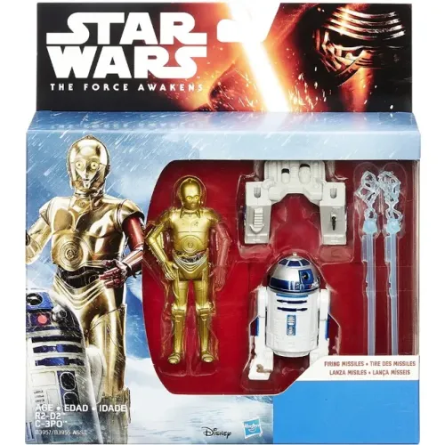 Boneco Star Wars R2-D2 e C-3PO Original Hasbro Colecionável Hasbro