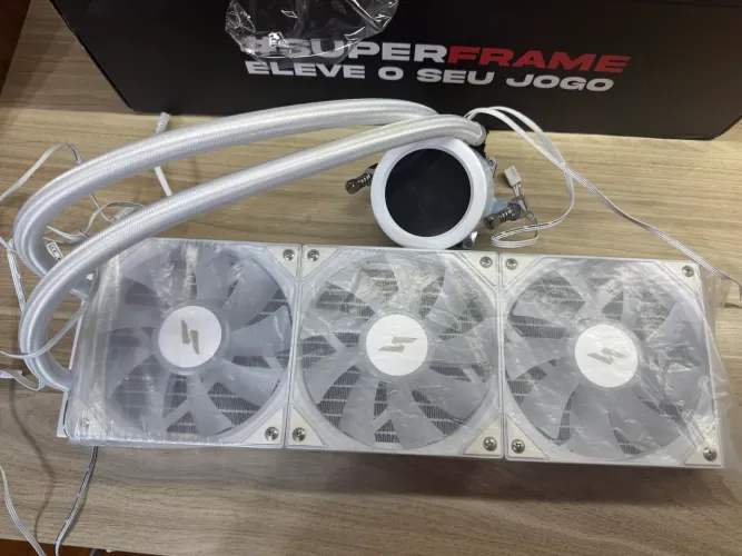 Water Cooler SuperFrame ISENGARD MAGIC, 360mm, Branco