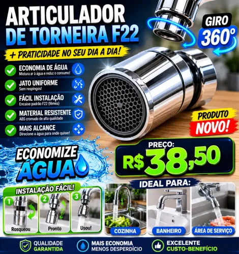 Articulador DE TORNEIRA F22