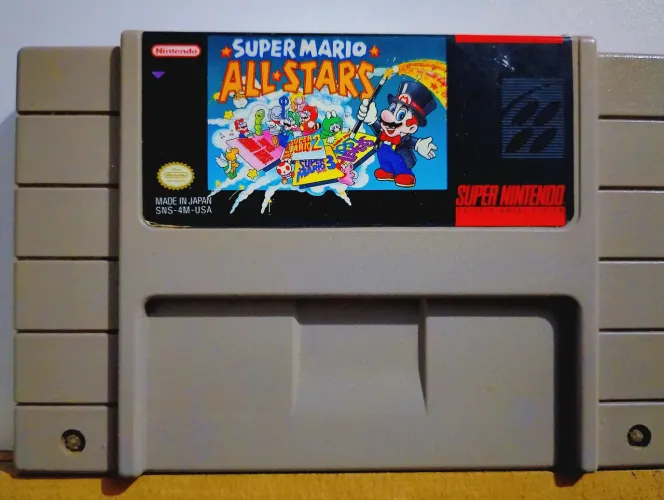 Cartucho Original Super Mario ALL Stars - Super Nintendo