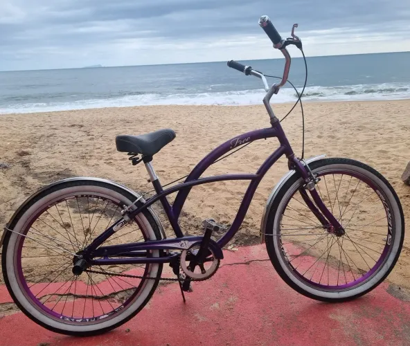 Bicicleta beach cruiser marca de surf californiana OP