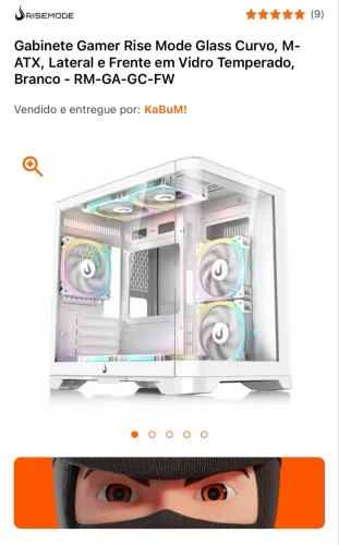 Gabinete Rise White ( nunca usado )