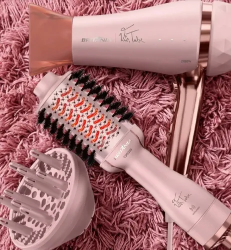 Secador de cabelo e escova Vih tube
