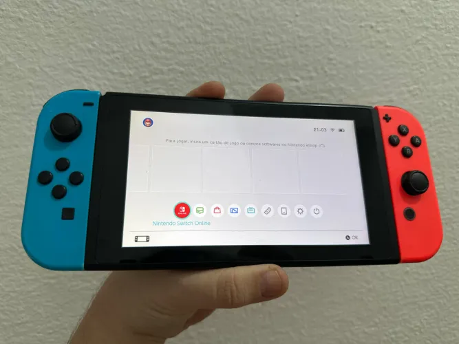 Videogame Nintendo Switch V2 Bloqueado + Case
